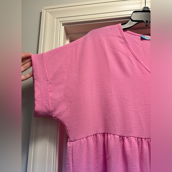 Brand New V-Neck Flowy Babydoll Dress - Picture 2 of 7